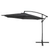Jardi Parasol Shedo - Tissu / Acier - Anthracite
