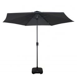 Jardi Parasol Shady - Tissu / Acier - Anthracite