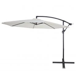 Jardi Parasol Shedo - Tissu / Acier - Beige