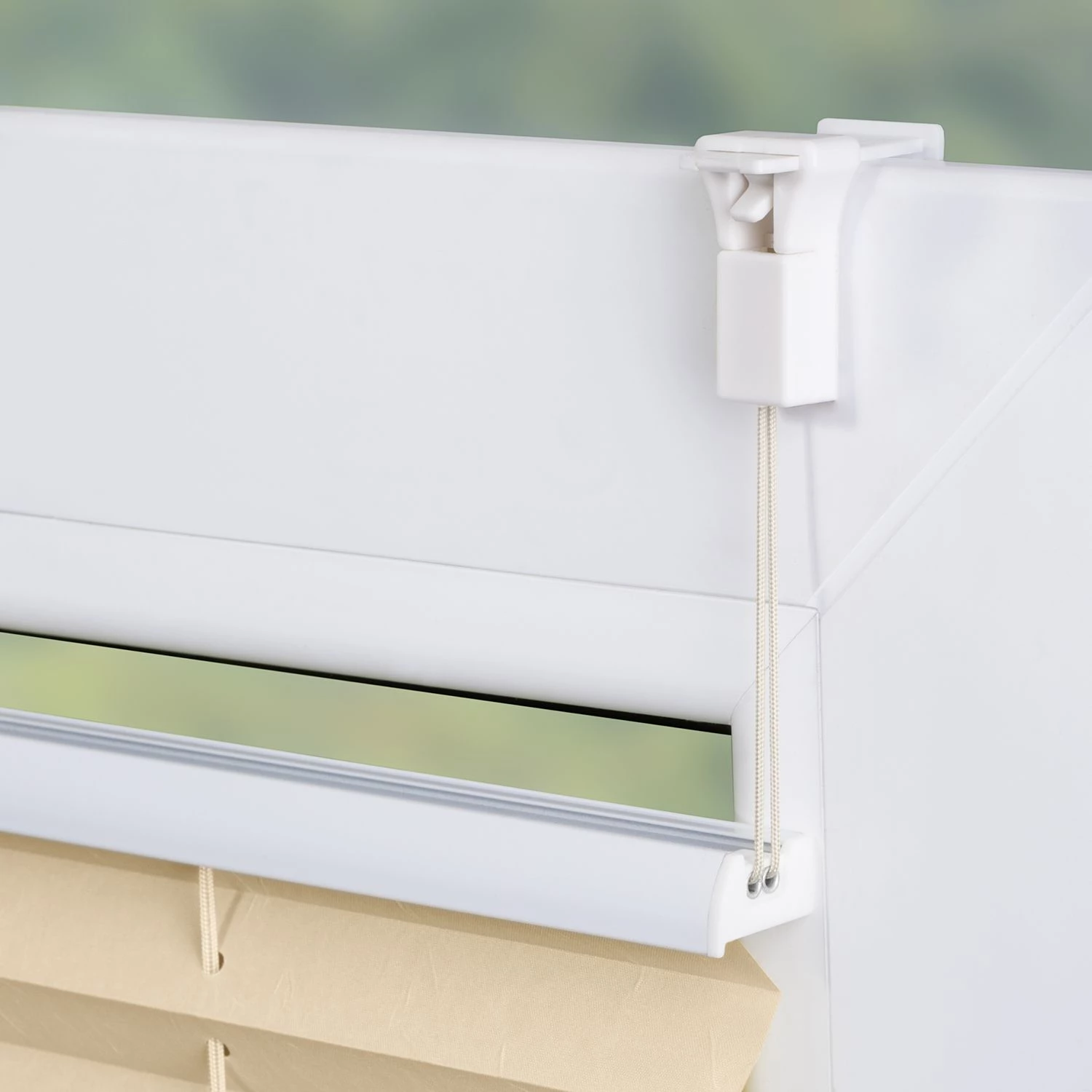 Lichtblick Store plissé Salvaterra V - Tissu - Crème - 80 x 210 cm 3 Lichtblick Store plissé Salvaterra V - Tissu - Crème - 80 x 210 cm – Image 3