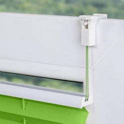 Lichtblick Store plissé Salvaterra I - Tissu - Vert - 100 x 130 cm -Équipements de jardin Soldes 1000139742 181129 11542100612 GALLERYIMAGES P000000001000139742