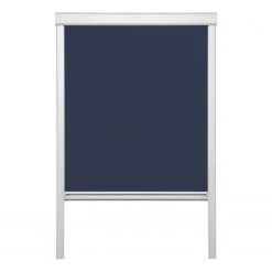 Lichtblick Store velux plissé Skylight - Tissu - Bleu - 61 x 116 cm
