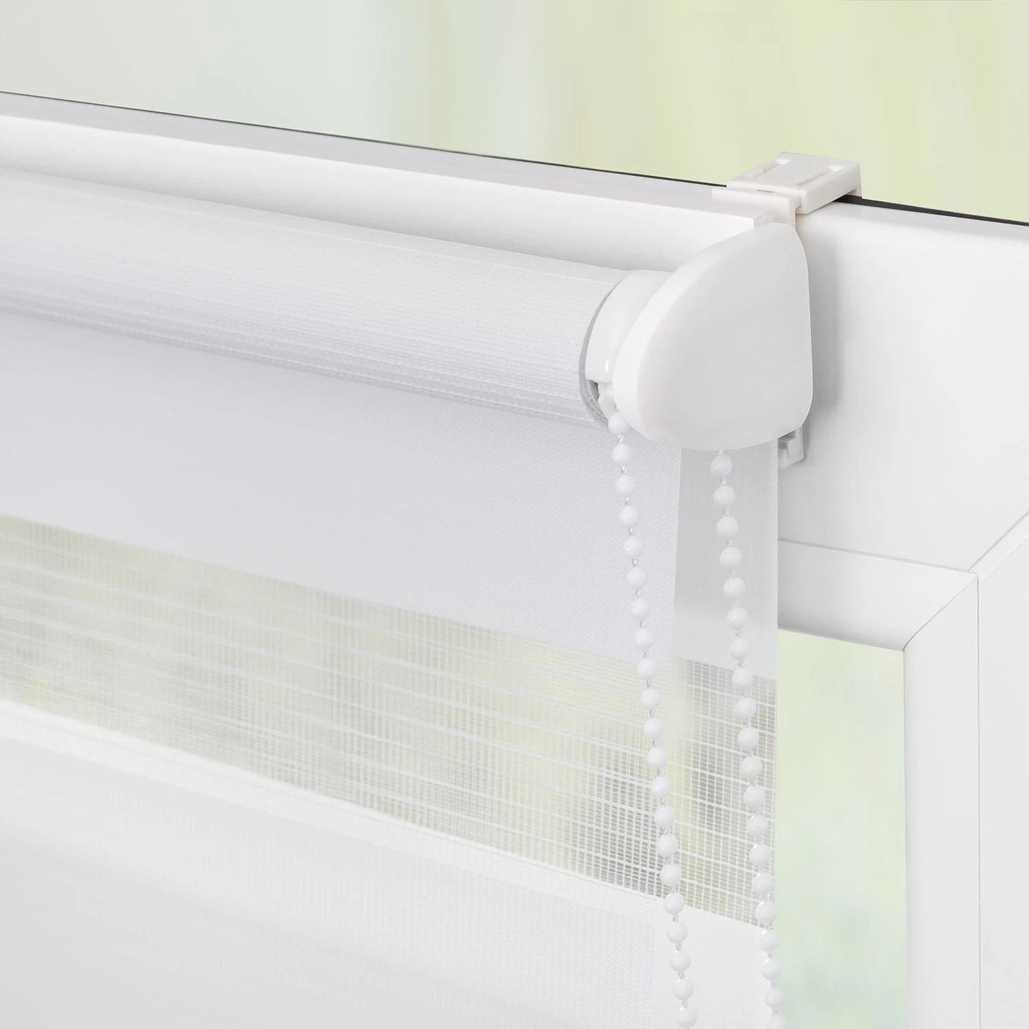 Twentyfour Store enrouleur jour nuit Piasek II - Tissu - Blanc - 120 x 150 cm 4 Twentyfour Store enrouleur jour nuit Piasek II - Tissu - Blanc - 120 x 150 cm – Image 4