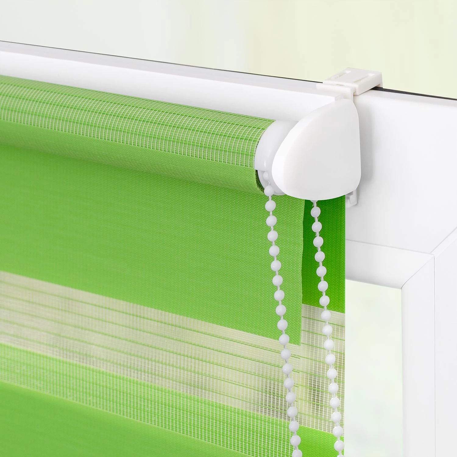 Lichtblick Store enrouleur jour nuit Piasek V - Tissu - Vert - 120 x 150 cm 4 Lichtblick Store enrouleur jour nuit Piasek V - Tissu - Vert - 120 x 150 cm – Image 4