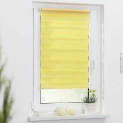 Lichtblick Store enrouleur jour nuit Piasek I - Tissu - Jaune - 90 x 220 cm -Équipements de jardin Soldes 1000139777 181129 11551400802 MOOD GALLERYIMAGES P000000001000139777 mood