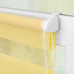 Lichtblick Store enrouleur jour nuit Piasek I - Tissu - Jaune - 90 x 220 cm -Équipements de jardin Soldes 1000139777 181129 11551400804 GALLERYIMAGES P000000001000139777