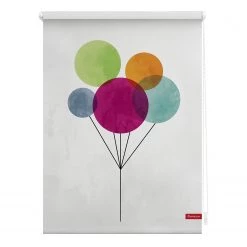 Lichtblick Store enrouleur ballons - Tissu - Multicolore - 70 x 150 cm