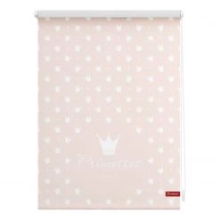 Lichtblick Store enrouleur princesse Lilly - Tissu - Rose - 120 x 150 cm