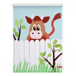 Lichtblick Store enrouleur bœuf Otto - Tissu - Multicolore - 120 x 150 cm