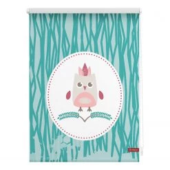 Lichtblick Store enrouleur Sweety II - Tissu - Turquoise - 100 x 150 cm