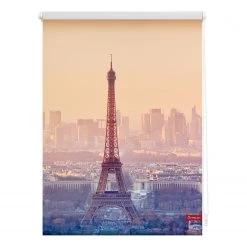 Lichtblick Store enrouleur Tour Eiffel - Polyester - Orange - 60 x 150 cm