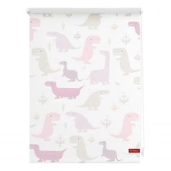 Twentyfour Store occultant dinosaures - Tissu - Rose vif - 80 x 150 cm