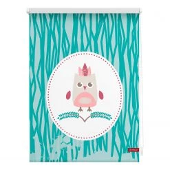 Twentyfour Store occultant Sweety II - Tissu - Turquoise - 60 x 150 cm