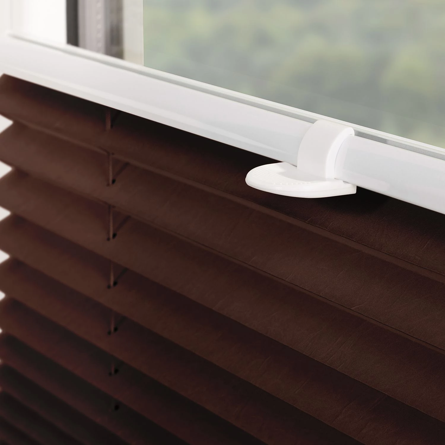 Lichtblick Store plissé Klemmfix - Marron - 65 x 130 cm 4 Lichtblick Store plissé Klemmfix - Marron - 65 x 130 cm – Image 4