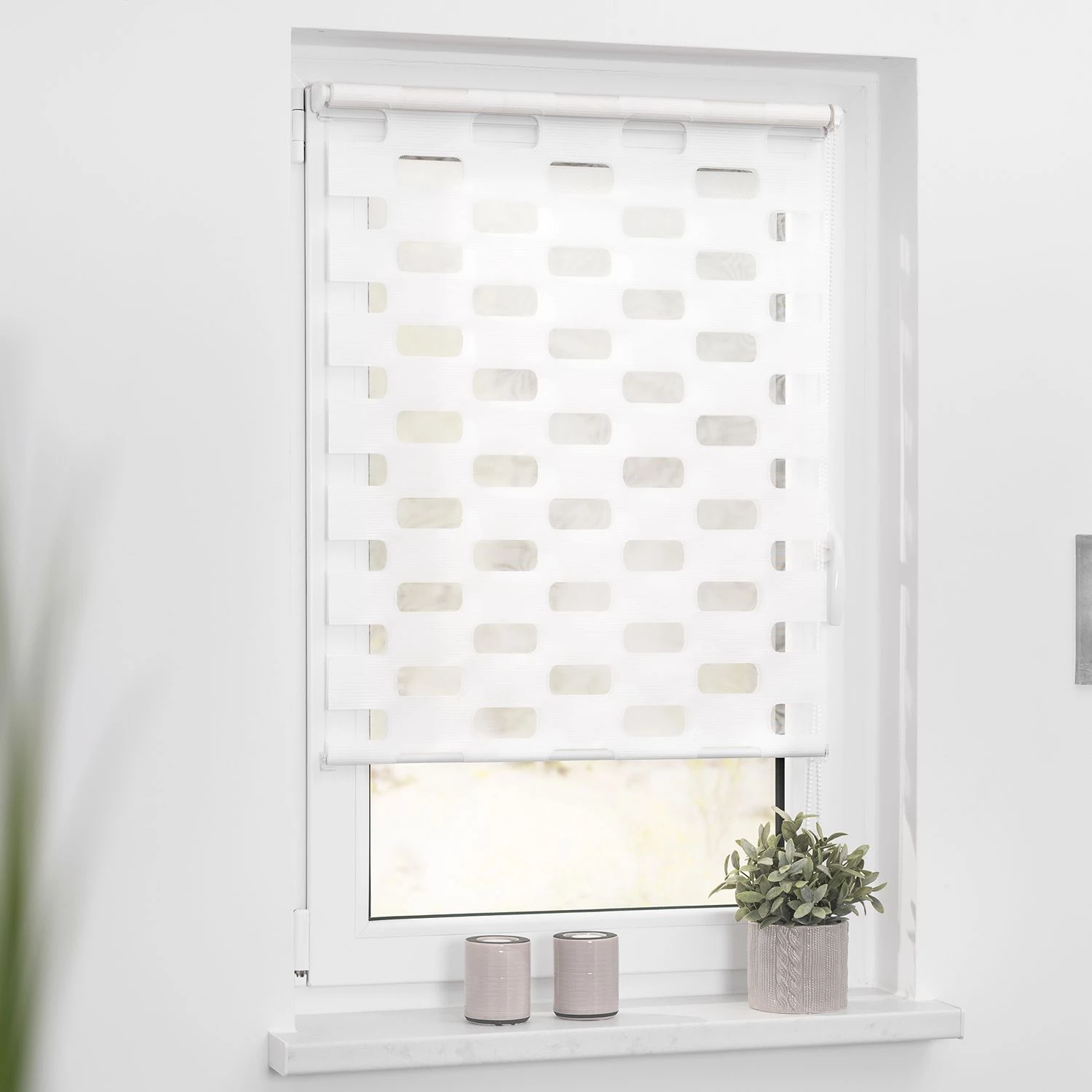 Lichtblick Store enrouleur Arena - Blanc - 45 x 150 cm 2 Lichtblick Store enrouleur Arena - Blanc - 45 x 150 cm – Image 2