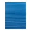 Twentyfour Store plissé Haftfix - Bleu cobalt - 60 x 130 cm