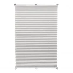 Metablo Store plissé Fyn - Tissu - Blanc - 60 x 130 cm