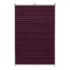 Metablo Store plissé Fyn - Tissu - Aubergine - 40 x 130 cm