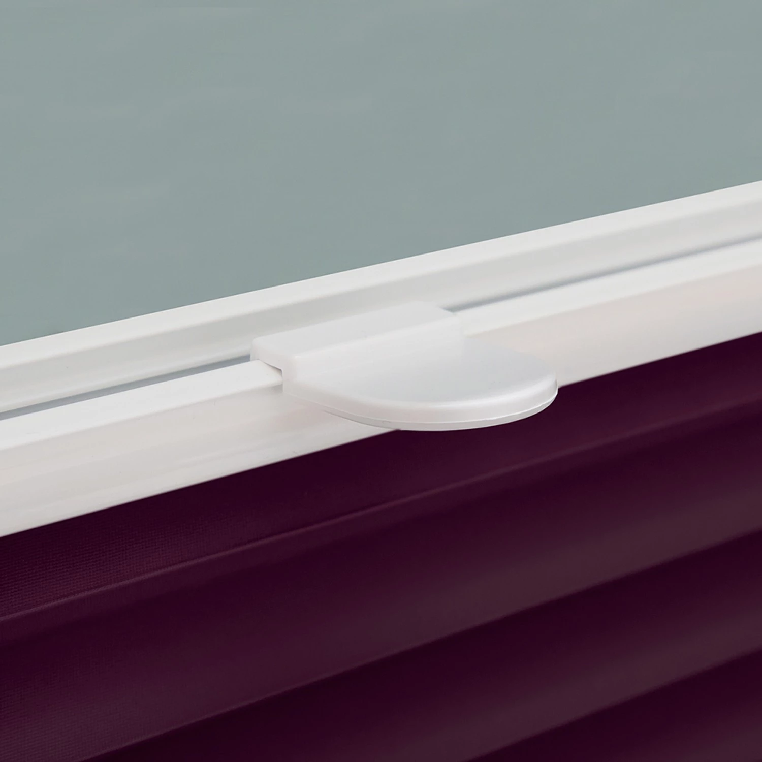 Metablo Store plissé Fyn - Tissu - Aubergine - 40 x 130 cm 6 Metablo Store plissé Fyn - Tissu - Aubergine - 40 x 130 cm – Image 6