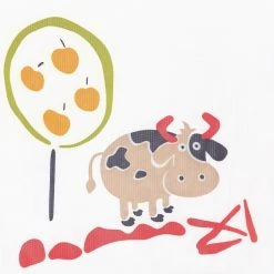 Gerster Rideaux à passants Emma - Tissu - Blanc / Multicolore -Équipements de jardin Soldes 1000173015 190627 14572000052 GALLERYIMAGES P000000001000173015