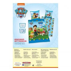 Herding Parure de lit Paw Patrol - Coton - Multicolore - 135 x 200 cm + oreiller 80 x 80 cm -Équipements de jardin Soldes 1000184405 220719 060 DETAILS P000000001000184405