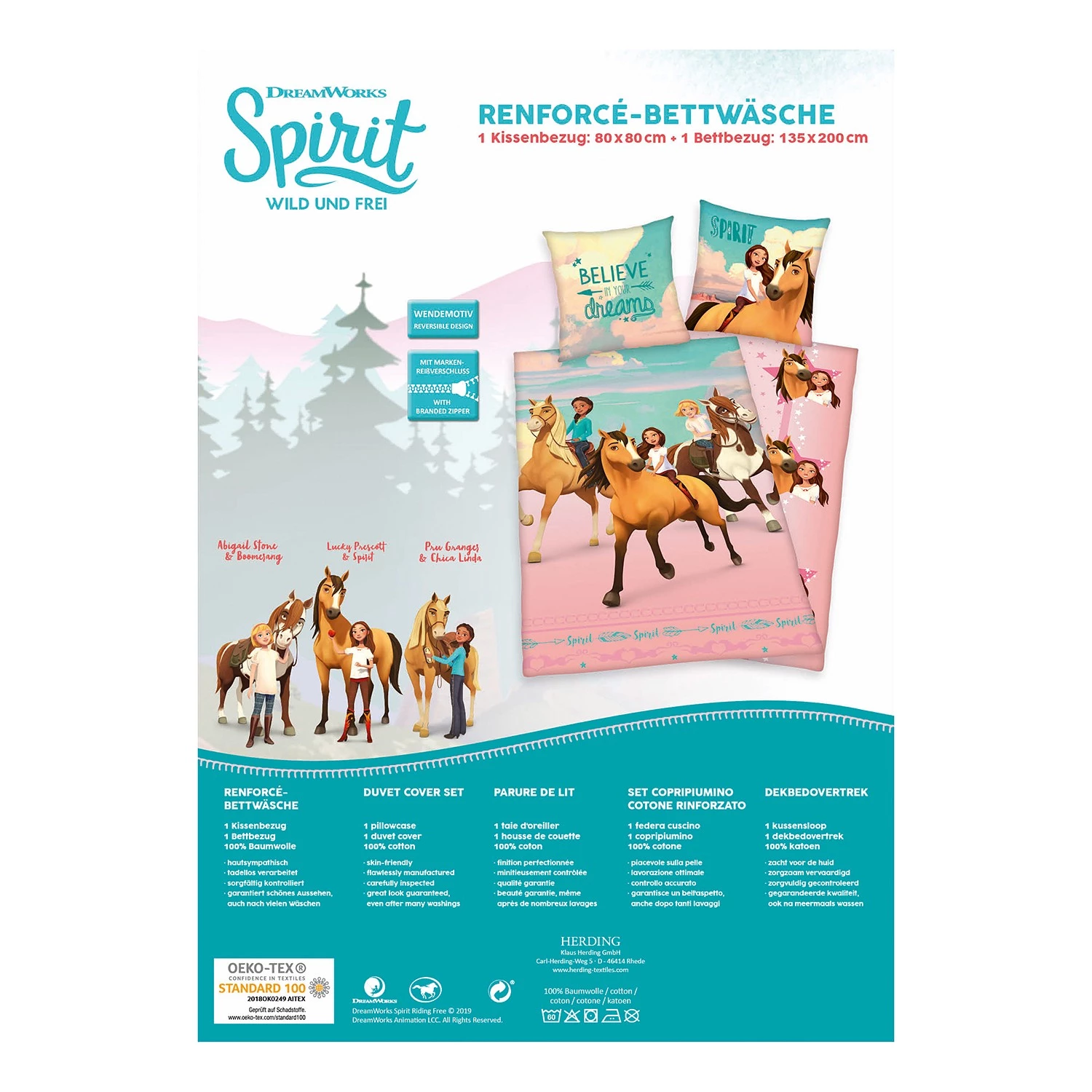 Herding Parure de lit Spirit - Coton - Multicolore 6 Herding Parure de lit Spirit - Coton - Multicolore – Image 6