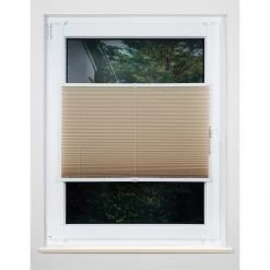 Mydeco Store plissé sans perçage free - Polyester / Aluminium - Beige - 80 x 210 cm -Équipements de jardin Soldes 1000186979 200909 13113201308 MOOD DETAILS P000000001000186979 mood