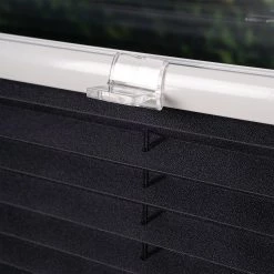 Mydeco Store plissé sans perçage free - Polyester / Aluminium - Noir - 80 x 130 cm -Équipements de jardin Soldes 1000186985 200909 13113901364 DETAILS P000000001000186985