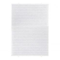 Mydeco Store plissé sans perçage Promo - Polyester / Aluminium - Blanc - 80 x 130 cm