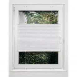 Mydeco Store plissé sans perçage Promo - Polyester / Aluminium - Blanc - 80 x 130 cm -Équipements de jardin Soldes 1000186996 200909 13115201452 MOOD DETAILS P000000001000186996 mood