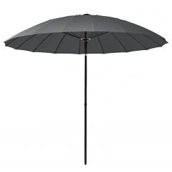 Jardi Parasol Sundy - Aluminum / Polyester - Noir