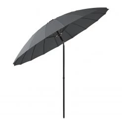 Jardi Parasol Sundy - Aluminum / Polyester - Noir 8 Jardi Parasol Sundy - Aluminum / Polyester - Noir -Équipements de jardin Soldes 1000197009 200430 15562300002 DETAILS P000000001000197009