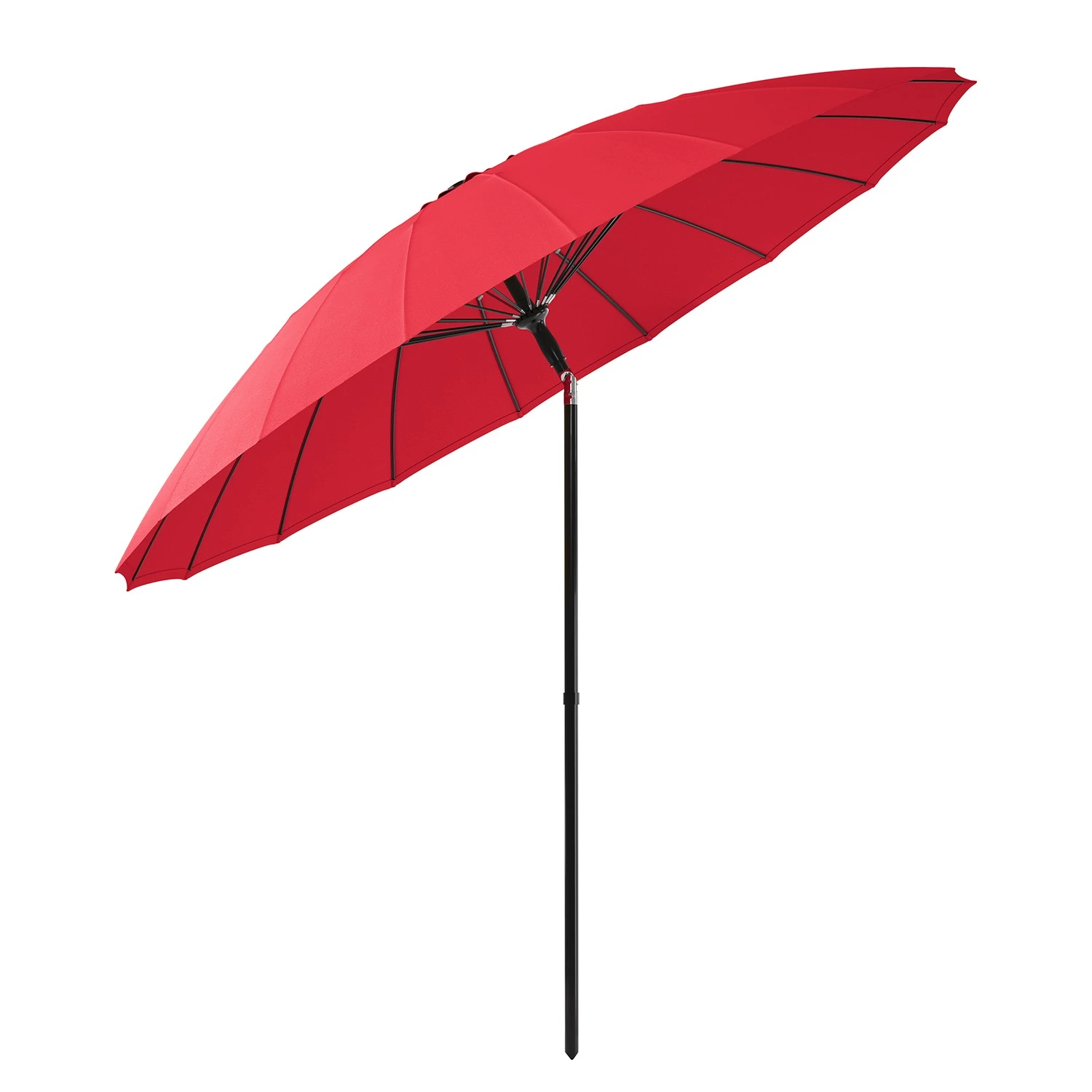 Jardi Parasol Sundy - Aluminum / Polyester - Rouge 3 Jardi Parasol Sundy - Aluminum / Polyester - Rouge – Image 3
