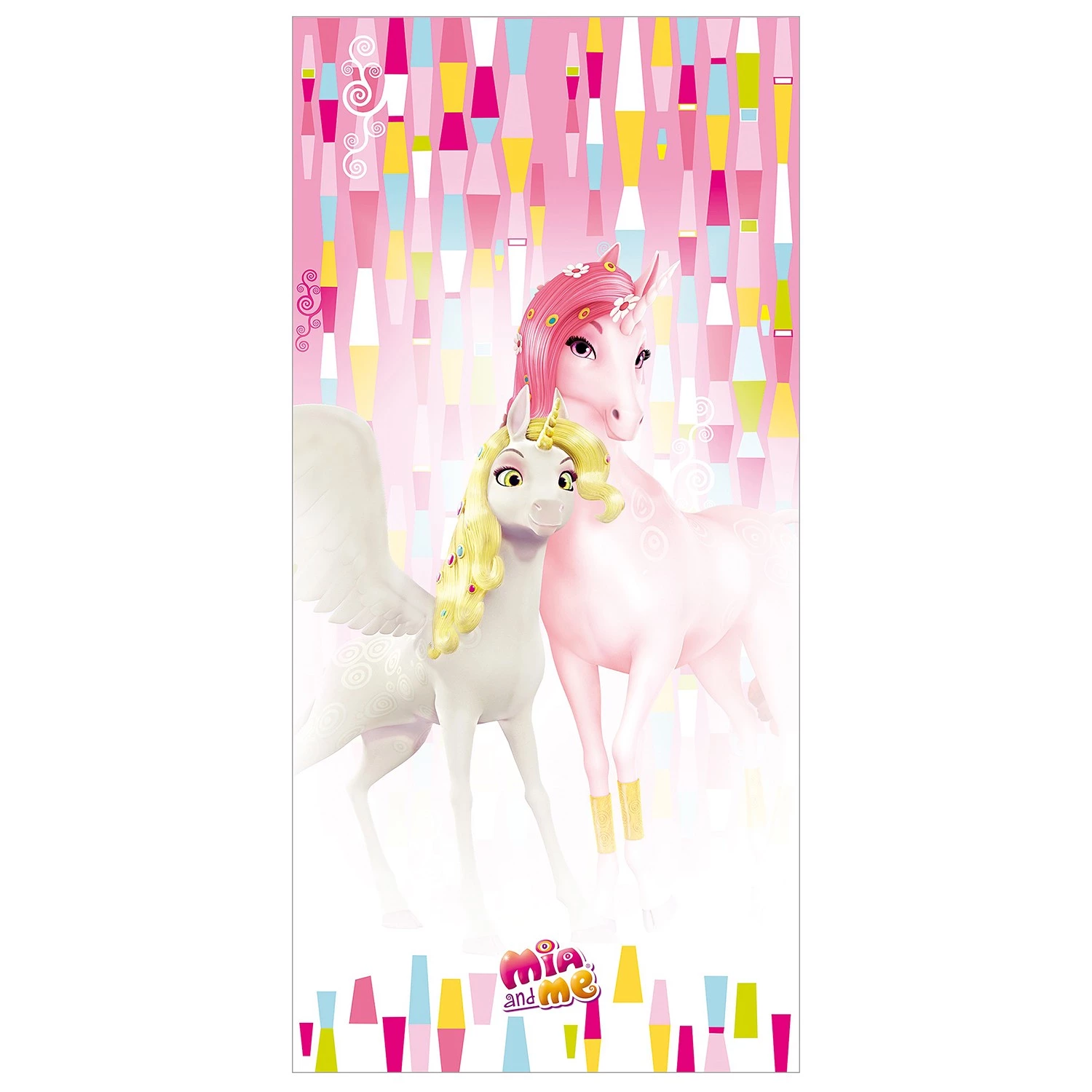 Bilderwelten Séparateur de pièces Mia and Me - Microfibre / Polyester - Multicolore 1 Bilderwelten Séparateur de pièces Mia and Me - Microfibre / Polyester - Multicolore