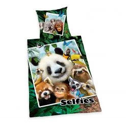 Herding Parure de lit en renforcé jungle - Étoffe de coton - Multicolore