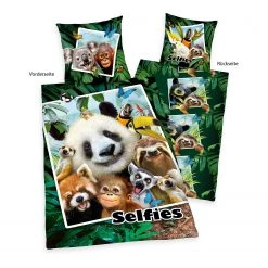 Herding Parure de lit en renforcé jungle - Étoffe de coton - Multicolore -Équipements de jardin Soldes 1000209464 220719 030 DETAILS P000000001000209464