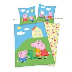 Herding Parure de lit en renforcé Peppa Pig - Étoffe de coton - Multicolore 11 Herding Parure de lit en renforcé Peppa Pig - Étoffe de coton - Multicolore -Équipements de jardin Soldes 1000209478 220719 030 DETAILS P000000001000209478
