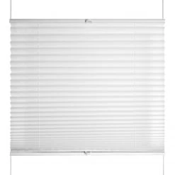Home Wohnideen Store plissé Terrats - Polyester - Blanc - 80 x 130 cm
