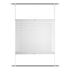 Home Wohnideen Store plissé Terrats - Polyester - Blanc - 80 x 130 cm -Équipements de jardin Soldes 1000232507 201209 10385000026 DETAILS P000000001000232507