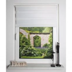 Home Wohnideen Store enrouleur Zebra - Polyester - Blanc laine - 50 x 150 cm -Équipements de jardin Soldes 1000232525 201209 10385800115 MOOD DETAILS P000000001000232525 mood