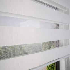 Home Wohnideen Store enrouleur Zebra - Polyester - Blanc laine - 50 x 150 cm -Équipements de jardin Soldes 1000232525 201209 10385800118 DETAILS P000000001000232525