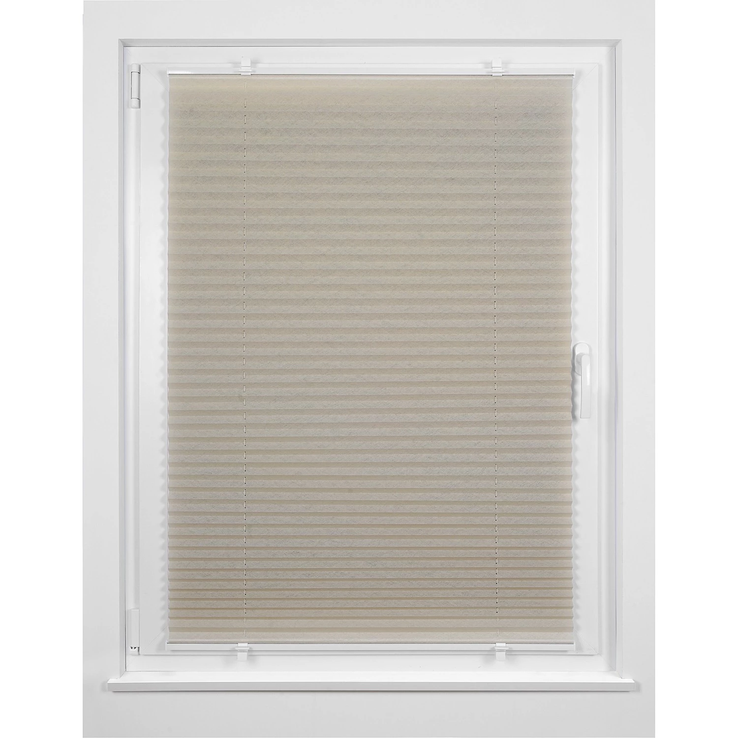 Mydeco Store plissé sans perçage Promo - Polyester / Aluminium - Beige - 100 x 130 cm 4 Mydeco Store plissé sans perçage Promo - Polyester / Aluminium - Beige - 100 x 130 cm – Image 4