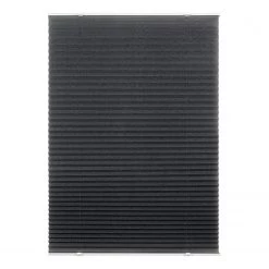 Mydeco Store plissé sans perçage Promo - Polyester / Aluminium - Gris foncé - 50 x 130 cm