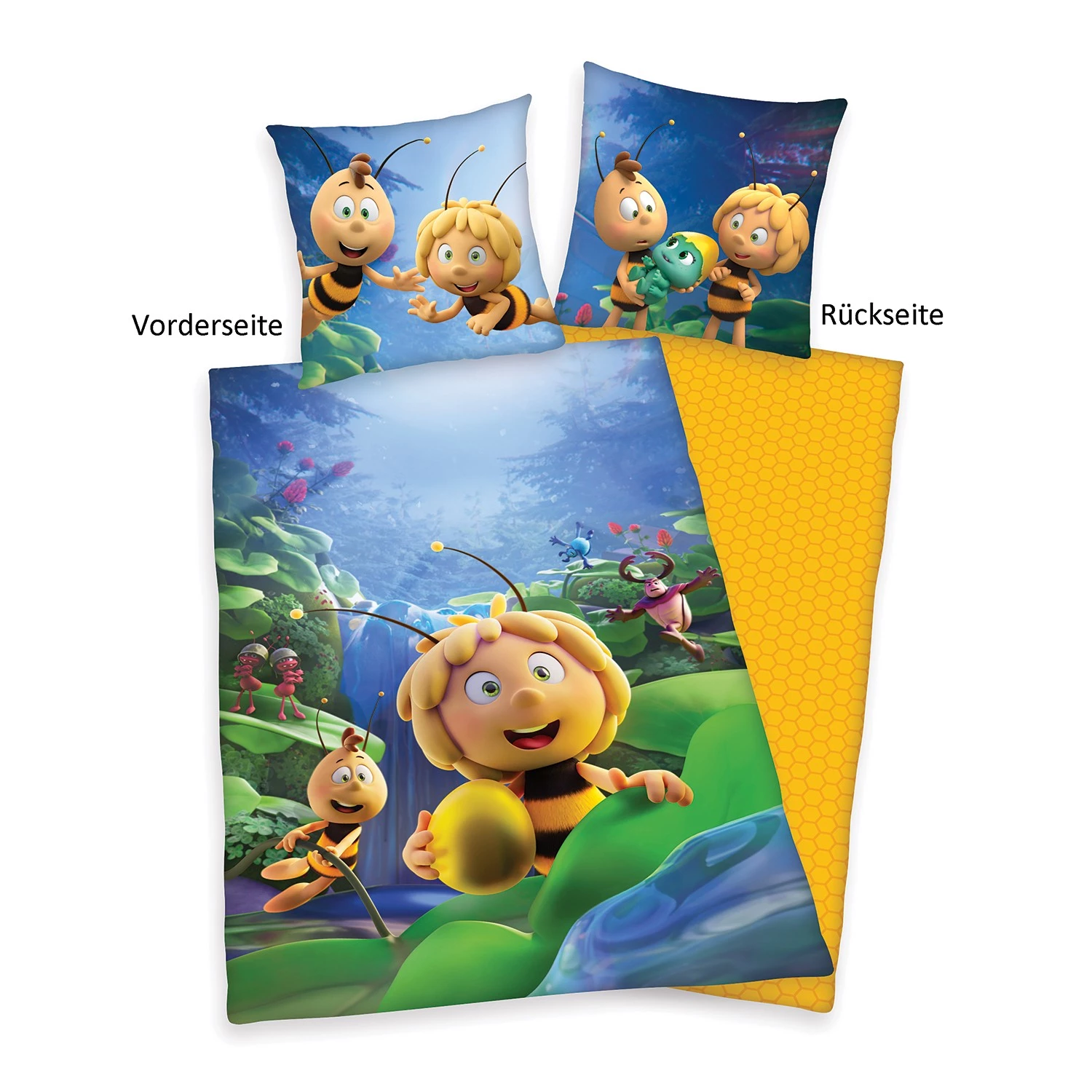 Herding Parure de lit Maya l’abeille - Coton - Multicolore 5 Herding Parure de lit Maya l’abeille - Coton - Multicolore – Image 5