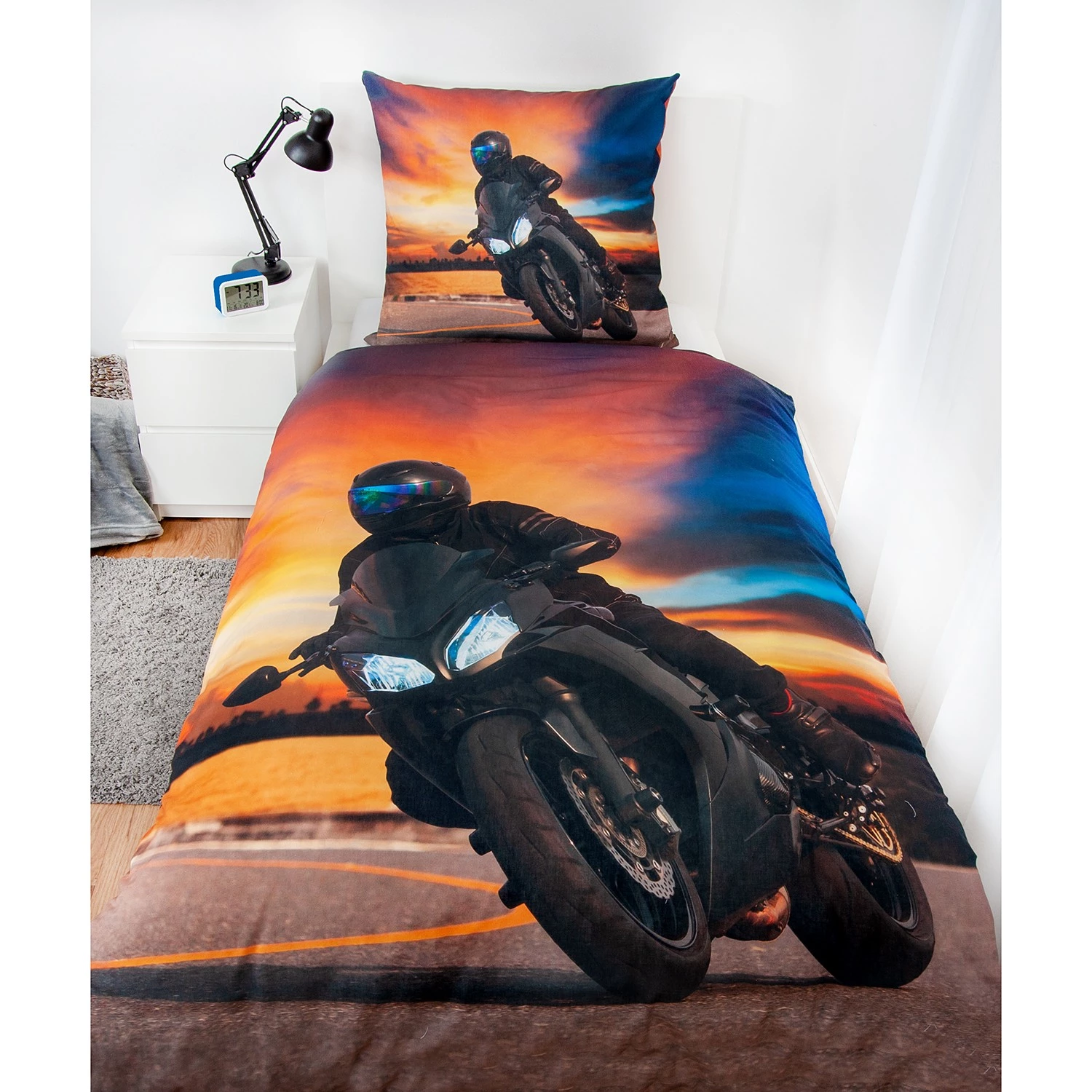 Herding Parure de lit Moto - Coton - Multicolore 2 Herding Parure de lit Moto - Coton - Multicolore – Image 2