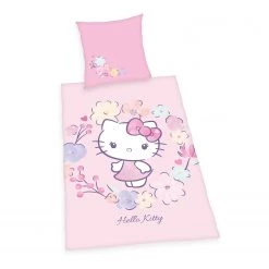 Herding Parure de lit Hello Kitty - Coton - Rose