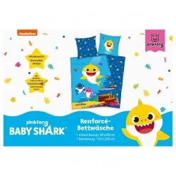 Herding Parure de lit Baby Shark - Coton - Bleu 13 Herding Parure de lit Baby Shark - Coton - Bleu -Équipements de jardin Soldes 1000248339 220719 050 DETAILS P000000001000248339