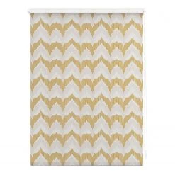 Lichtblick Store occultant sans perçage Zig Zag - Polyester - Jaune - 70 x 150 cm