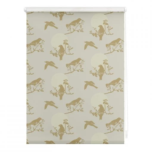 Lichtblick Store occultant sans perçage Moon Birds - Polyester - Beige - 80 x 150 cm -Équipements de jardin Soldes 1000267937 210528 14182200433 IMAGE P000000001000267937
