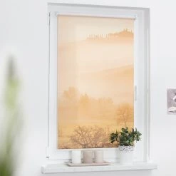 Lichtblick Store occultant sans perçage Toscane - Polyester - Orange / Marron - 45 x 150 cm -Équipements de jardin Soldes 1000267996 210528 14281300725 MOOD DETAILS P000000001000267996 mood